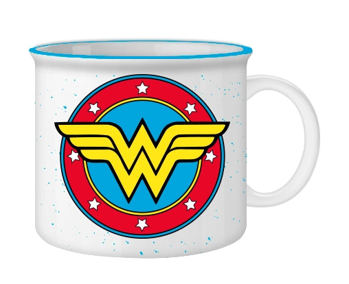 Wonder Woman Logo 20oz Ceramic Camper Mug