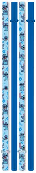 Lilo & Stitch - Flower Toss 4pc Plastic Straw Set