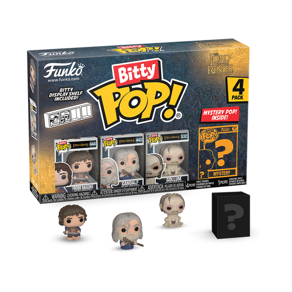 Lord of the Rings 4pk Bitty POP!