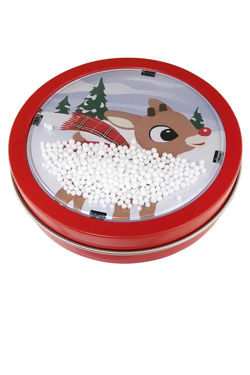 Rudolph - Snow Globe Candy Tin