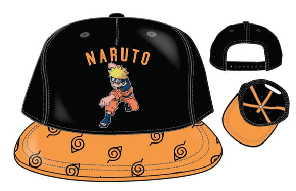 Naruto Hat with Patch, Embroidery, and Printing
