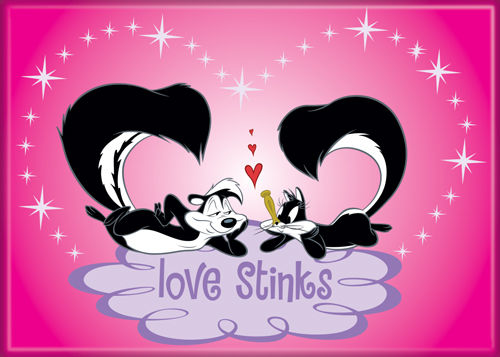 Looney Tunes - Love Stinks Magnet