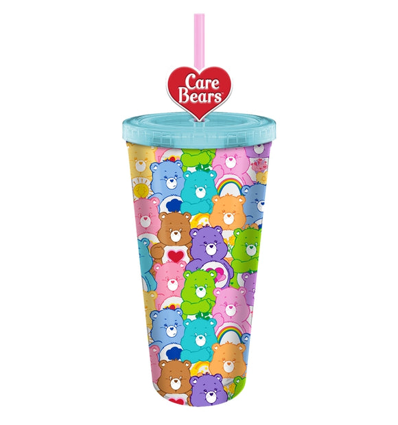 Care Bears 24oz Cold Cup w/ Topper Straw & Lid