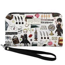 Harry Potter Hogwarts Chibi Characters/Icons Tech Wallet