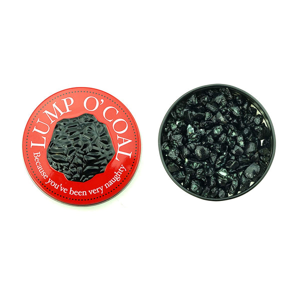 Lump of Coal Candy Tin