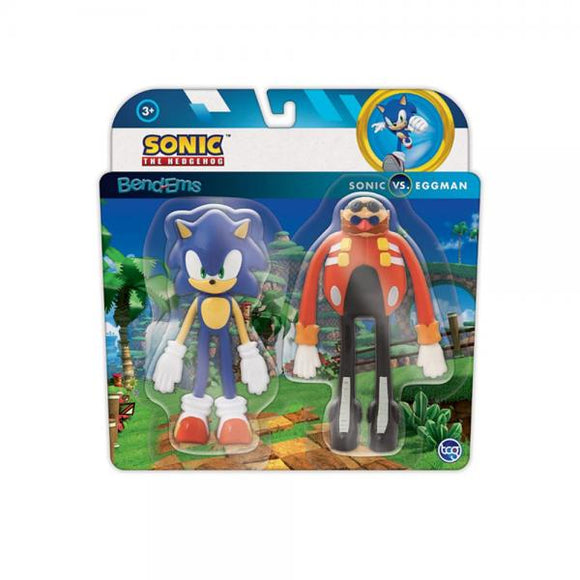 Sonic the Hedgehog & Eggman 2pk Bend-Ems