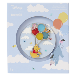Loungefly Winnie the Pooh & Friends on Balloon 3" Collector Box Pin