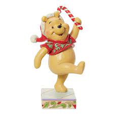 Winnie the Pooh with Candy Cane Jim Shore