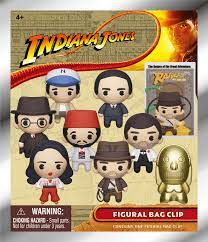 Indiana Jones Mystery 3D Bag Clip