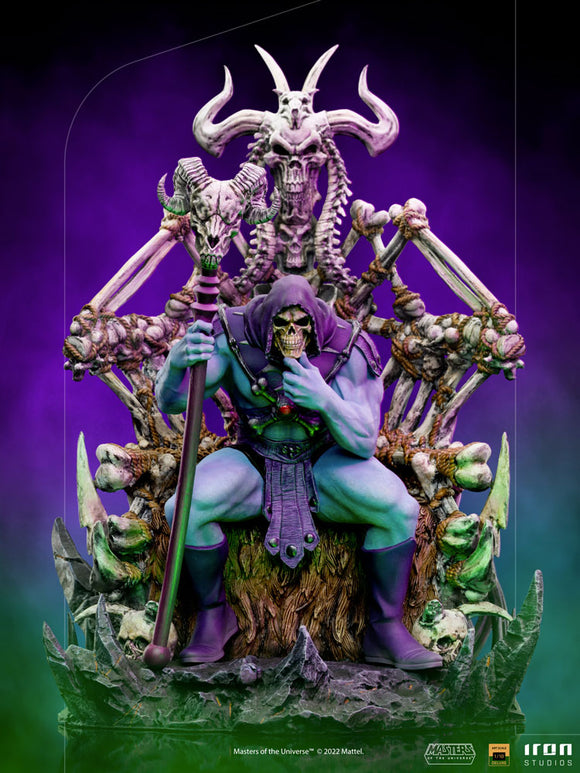 Iron Studios - Masters of the Universe Skeletor on Throne DLX 1:10 Statue