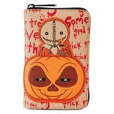 Loungefly Trick or Treat Sam Legednary Pictures Zip Around Wallet