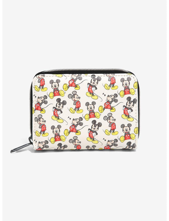 Loungefly Disney Mickey Mouse Poses Mini Wallet