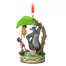 Jungle Book Mowgli & Baloo Singing Living Magic Sketchbook Ornament