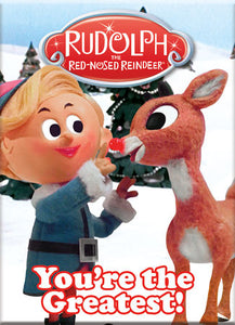 Rudolph "You're The Greatest" Magnet