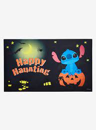 Disney Stitch Happy Haunting Doormat