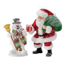 Frosty's Special Gift Santa Department 56 Set