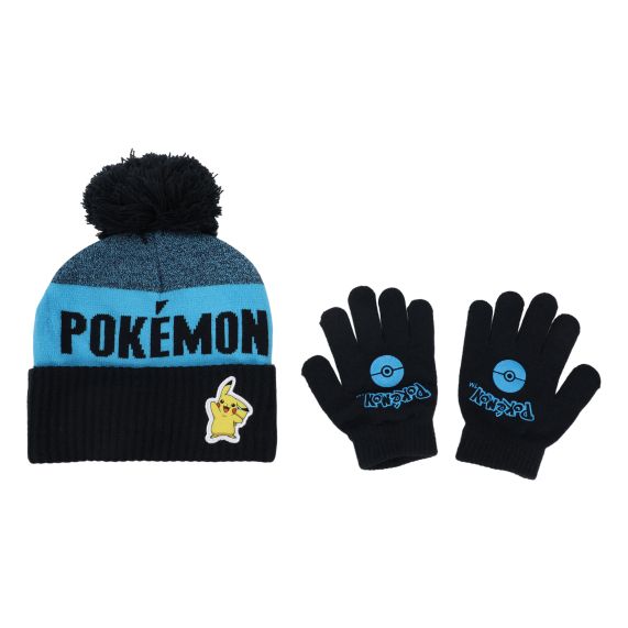 Pokemon 2pc Youth Hat & Glove Set