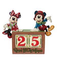 Mickey & Minnie Mouse Jim Shore Countdown Block