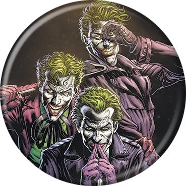 Batman Three Jokers Button