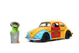 Sesame Street Oscar & 1959 VW Beetle 1:24 Die Cast