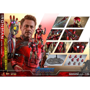 Endgame Iron Man Mark LXXXV Battle Damaged Version Hot Toys
