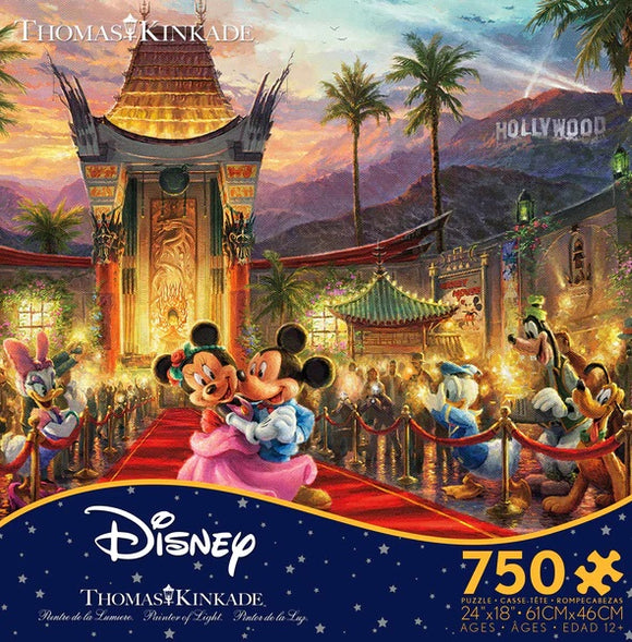 Disney Thomas Kinkade - Mickey & Minnie Hollywood 750 pcs Puzzle