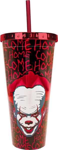 Pennywise Come Home Foil Cup with Straw