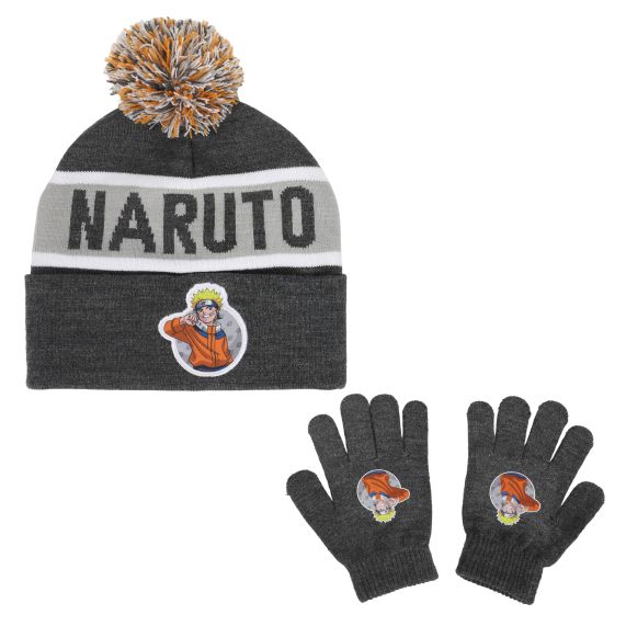 Naruto 2pc Youth Hat & Gloves Set