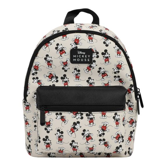 Mickey Mouse AOP Saffiano Mini Backpack