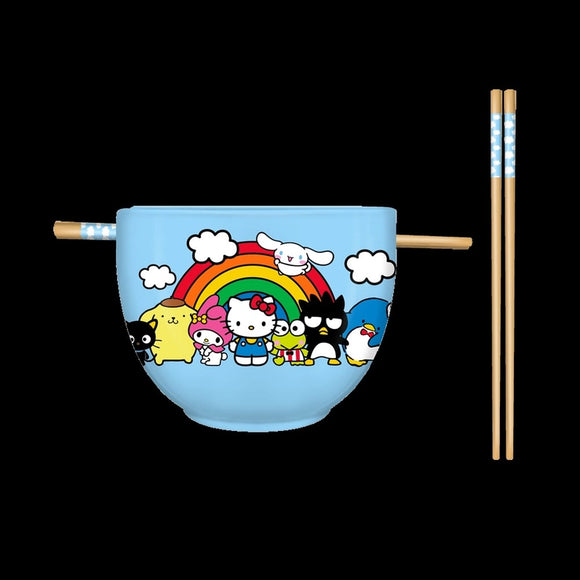 Hello Kitty & Friends Ramen Bowl w/ Chopsticks