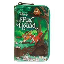 Loungefly Disney Fox and the Hound Book Zip Wallet