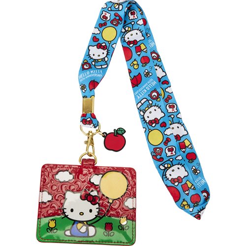Loungefly Hello Kitty 50th Anniversary Classic Lanyard with Cardholder