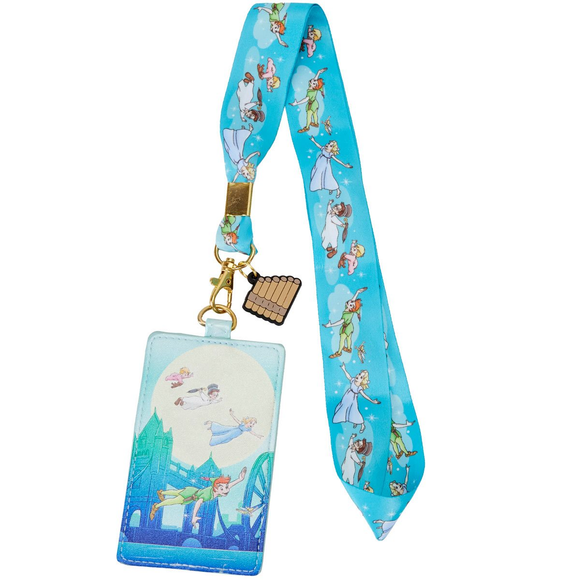 Loungefly Peter Pan You Can Fly Lanyard with Cardholder