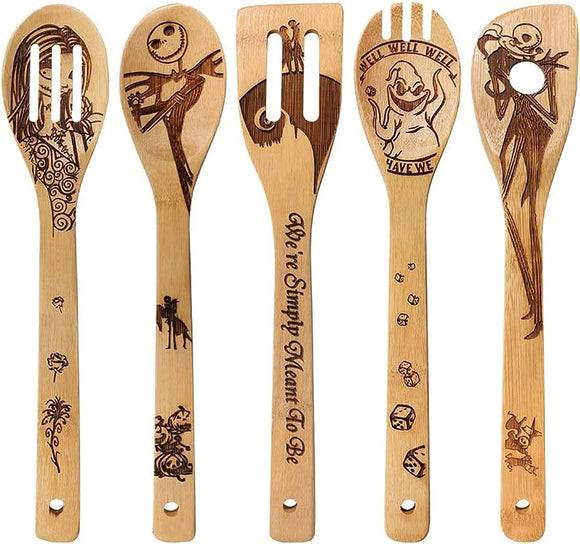 Nightmare Before Christmas 5pc Wooden Kitchen Set
