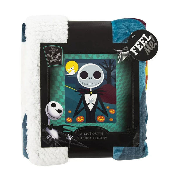 Nightmare Before Christmas 40x50 Silk Touch Sherpa Blanket