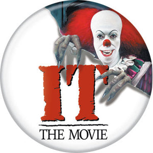 It 1990 Pennywise & Logo Button