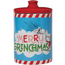 Merry Grinchmas Small Cookie Jar