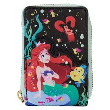 Loungefly Little Mermaid 35th Anniversary Life is the Bubbles Accordion Wallet