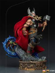 Thor Unleashed Deluxe 1:10 Scale Iron Studios Statue