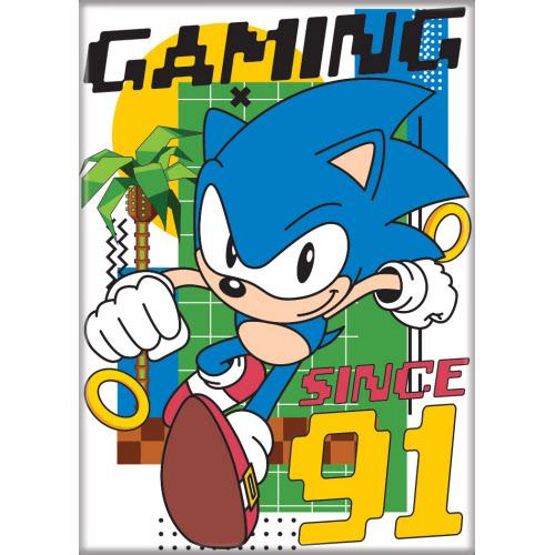 Sonic the Hedgehog - Gaming Since 91 Magnet
