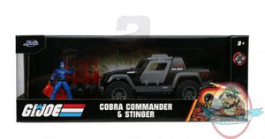 Jada GI Joe Stinger w/Cobra Comander 1/32 scale Die Cast