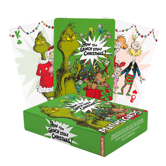 Grinch Playing Cards