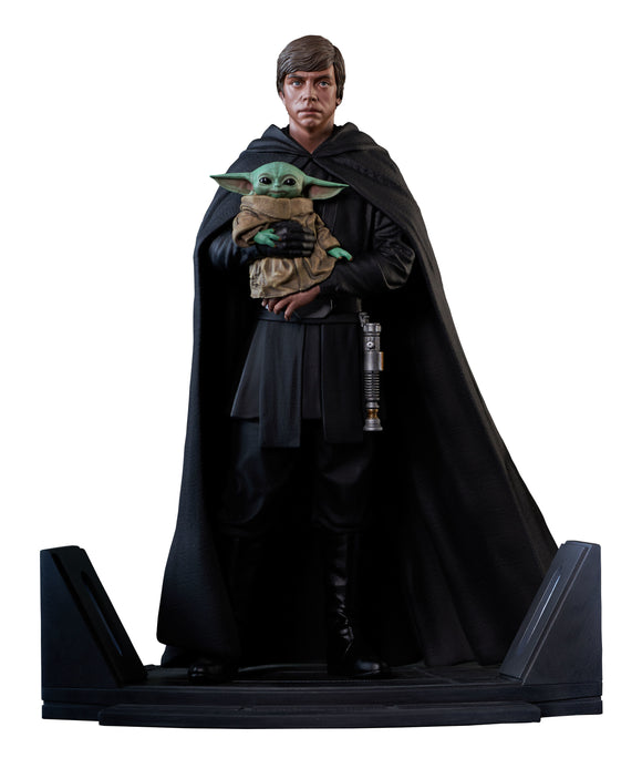 Star Wars Mandalorian - Luke & Grogu Premier Collection Stature