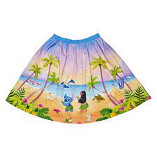 Loungefly - Lilo & Stitch Beach Scene Sandy Skirt