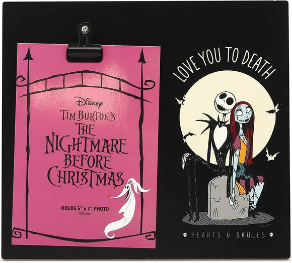 Nightmare Before Christmas Love You To Death Picture Frame