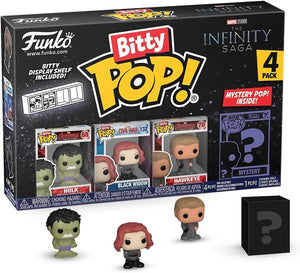 Bitty POP! Marvel Hulk, Black Widow, Hawkeye
