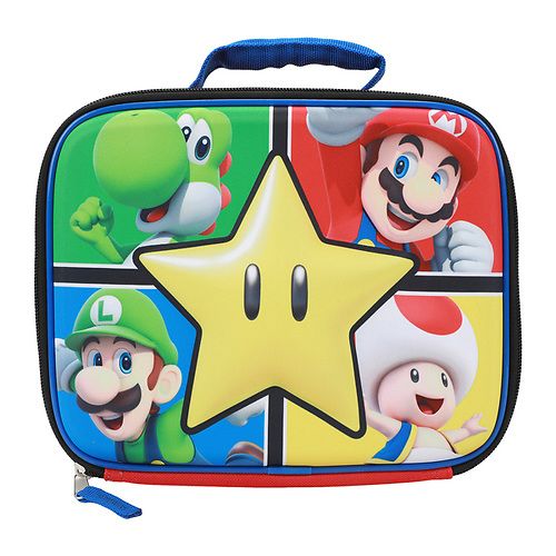 Super Mario Luigi Toad Yoshi Lunch Bag