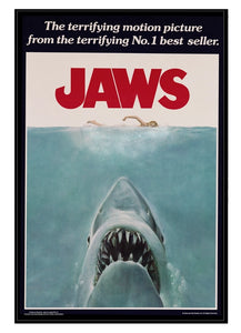 Jaws Movie Poster 13x19" Wood Wall Art