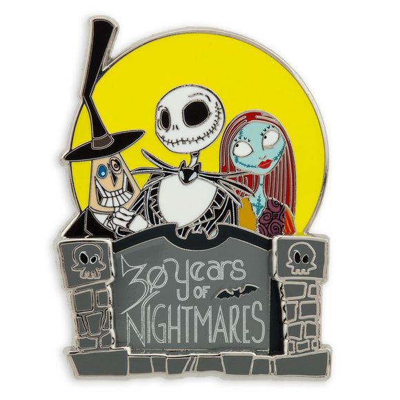 The Nightmare Before Christmas - Jack, Sally & Mayor 30th Anniversary Pin
