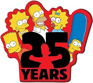 Simpsons Family 25th Anniversary Soft Touch Magnet